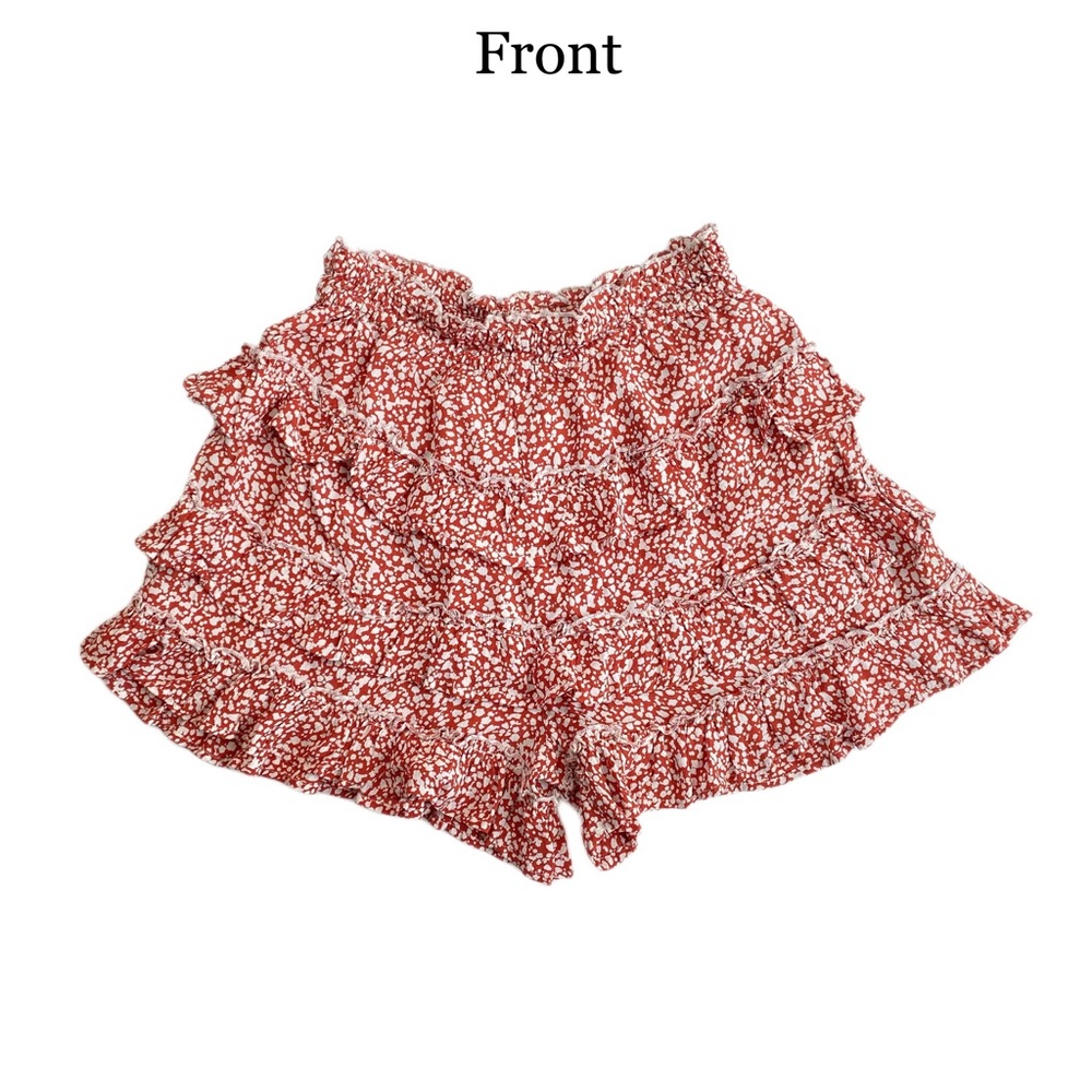 River Island Floral Ruffle Layered Shorts